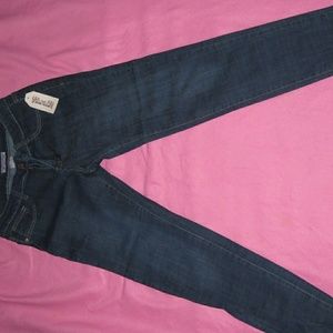 Plain Dark Washed Womens Jeans